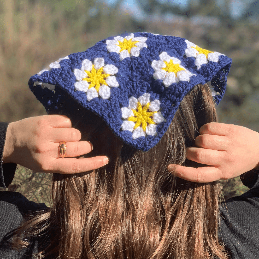 Bandana en crochet - Ma Reinette