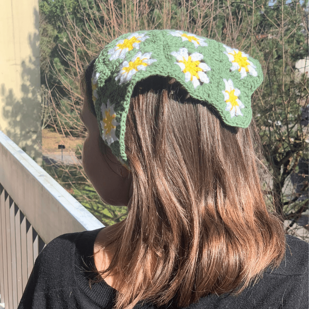Bandana en crochet - Ma Reinette