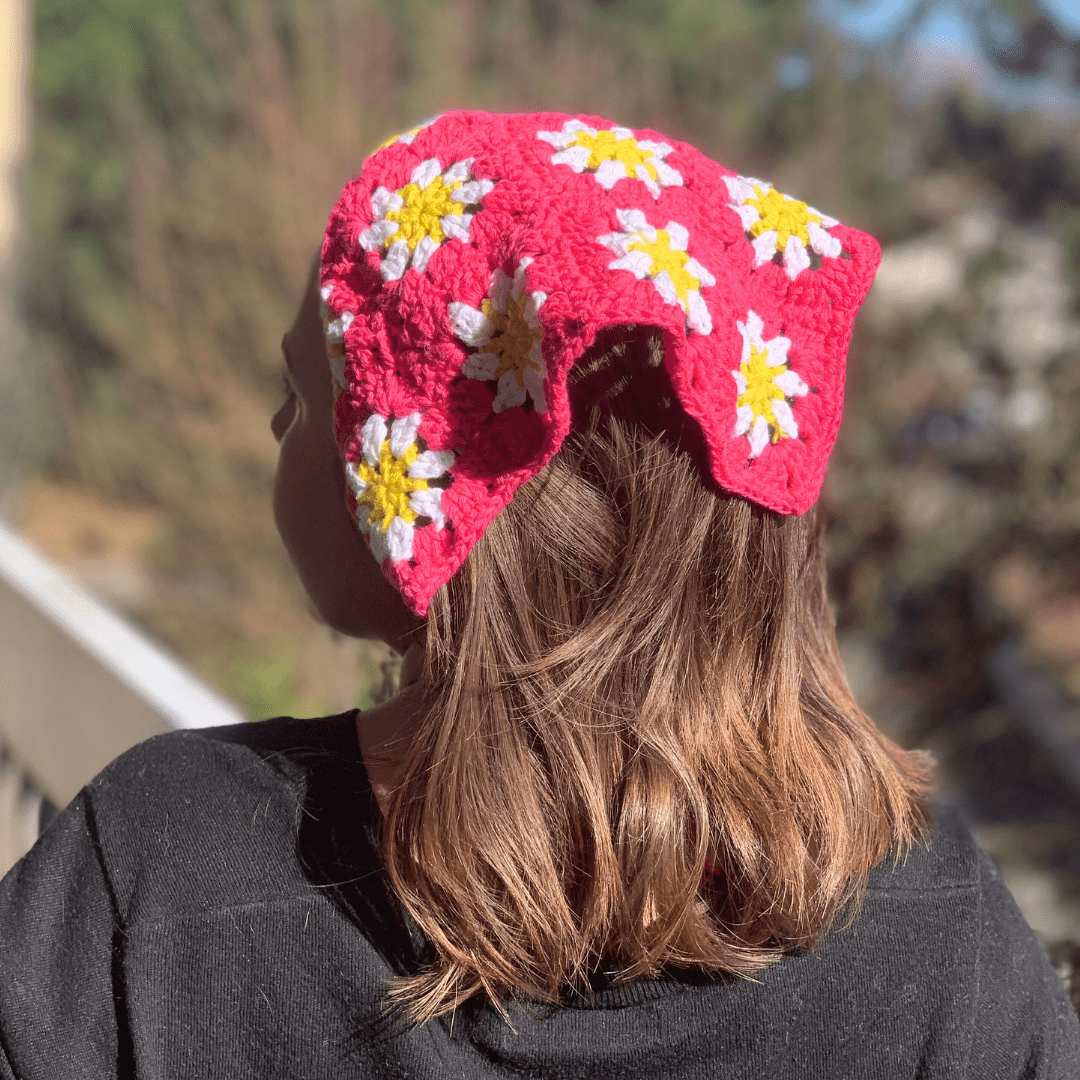 Bandana en crochet - Ma Reinette