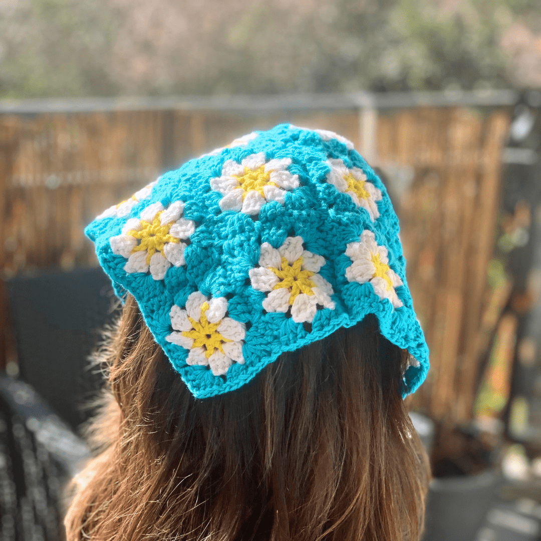 Bandana en crochet - Ma Reinette