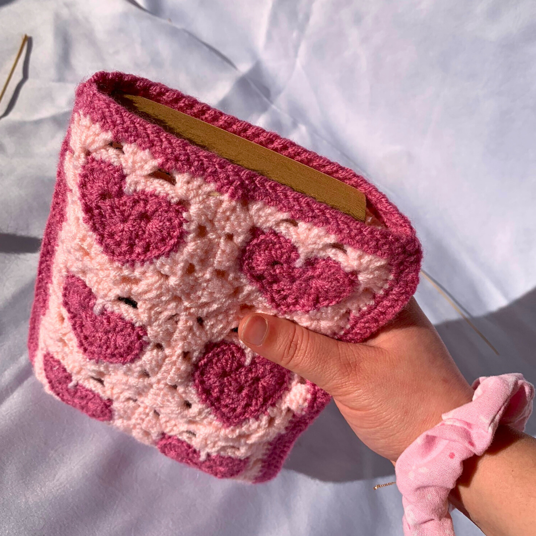 Couvre Livre - Liseuse Coeurs - Format Poche - Ma Reinette