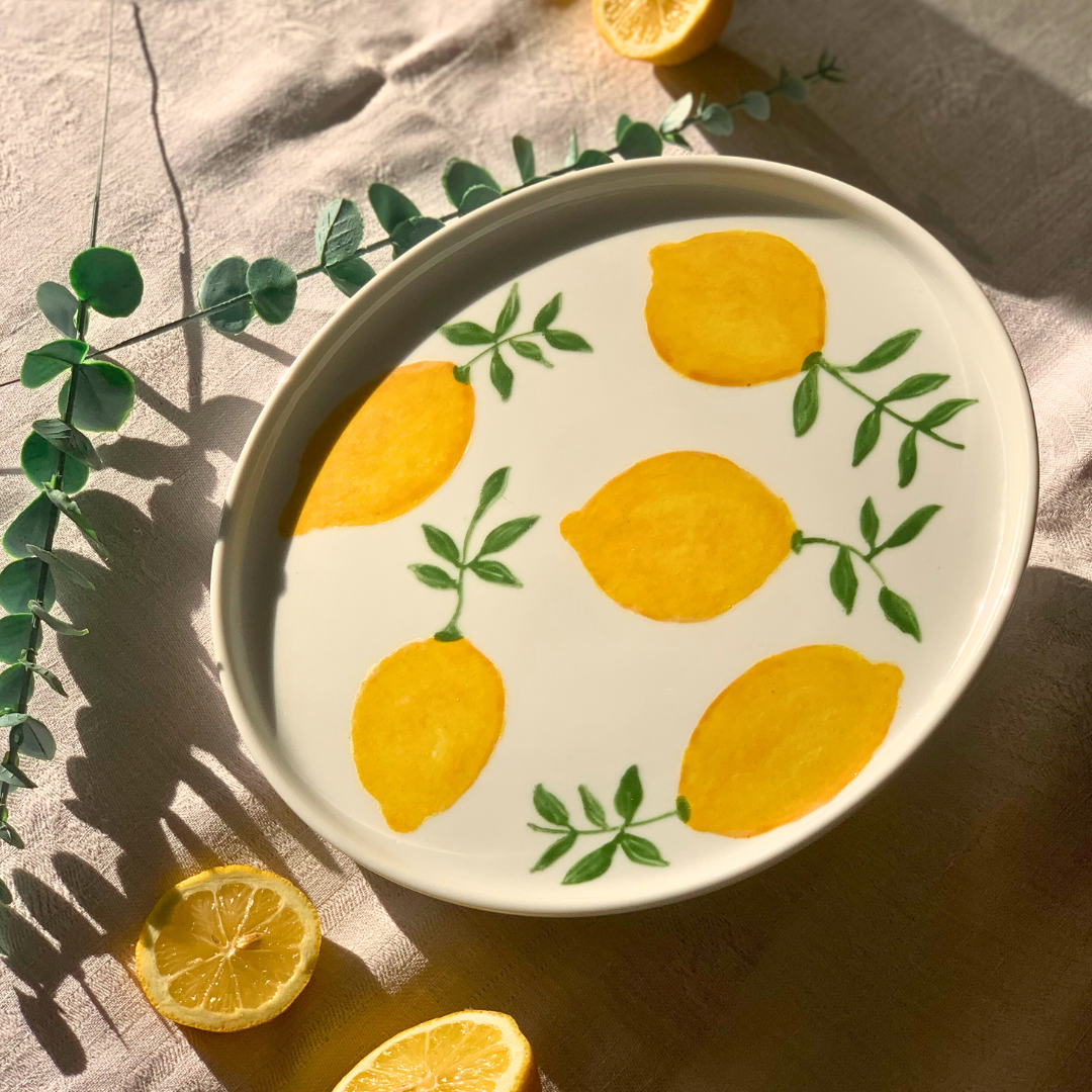 Assiette citrons 🍋 - Ma Reinette
