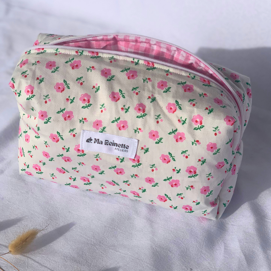 Trousse de toilette - 60s flowers - Ma Reinette