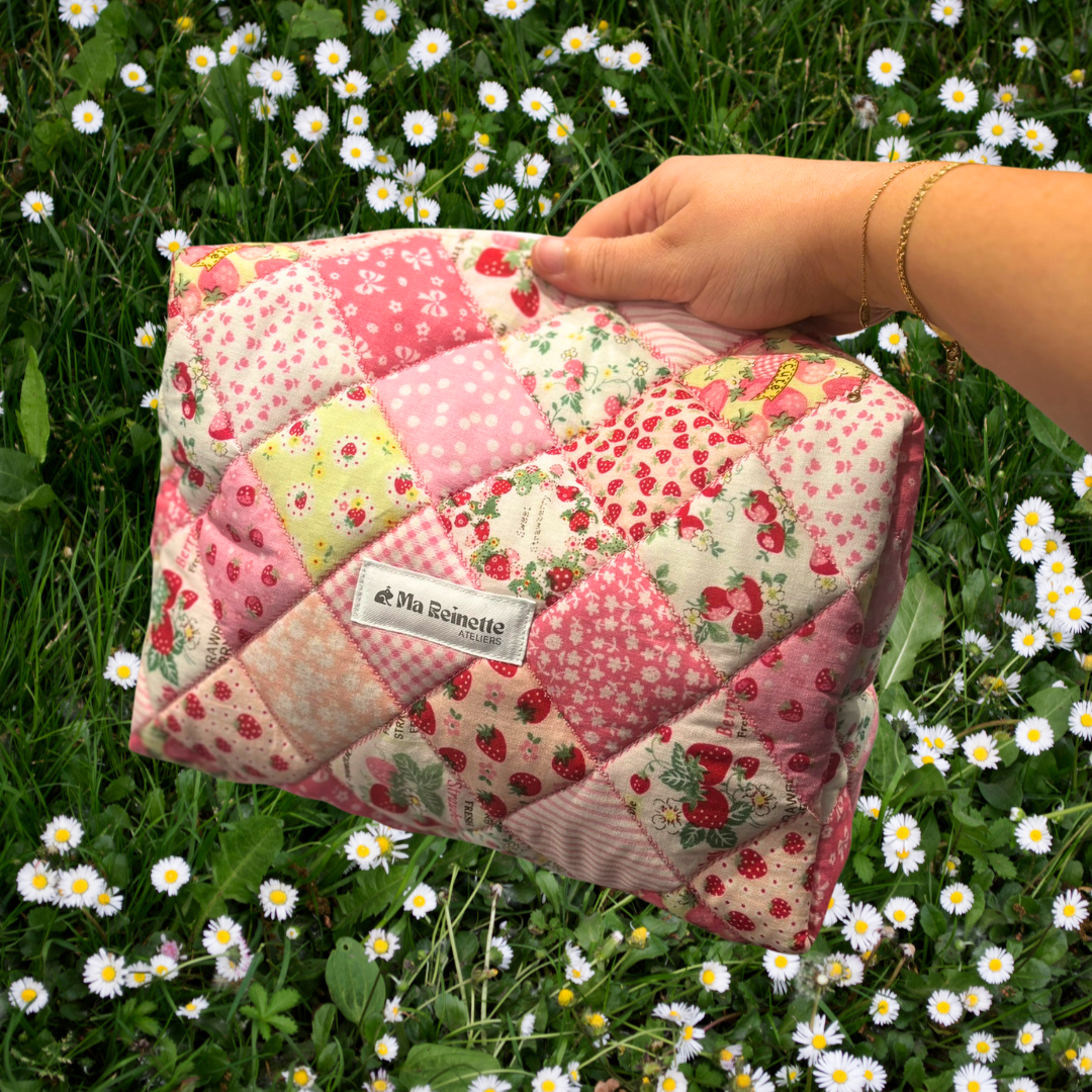 Trousse de toilette - Effet Patchwork - Ma Reinette