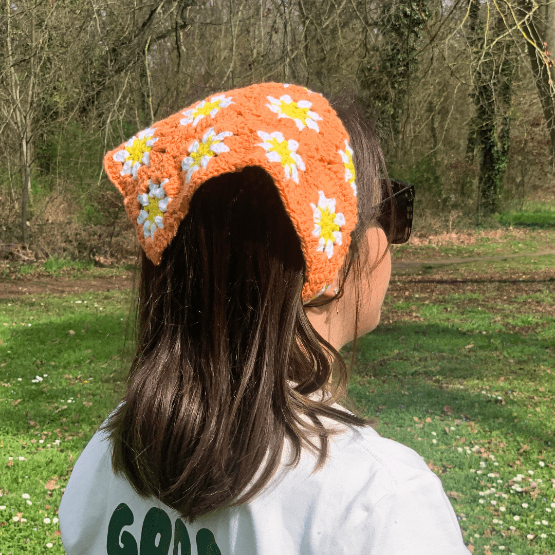 Bandana en crochet - Ma Reinette
