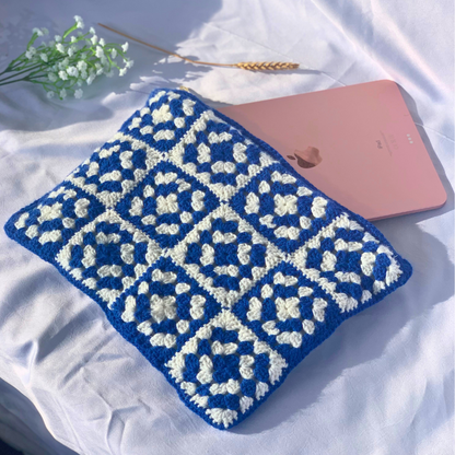 Housse Tablette - Ordinateur Crochet Granny - Ma Reinette