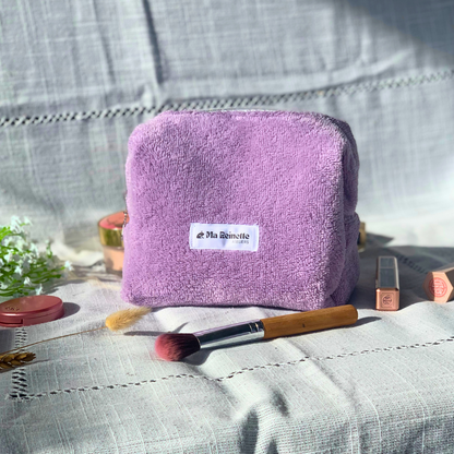 Trousse de toilette  - Eponge douce ☁️ Lilas