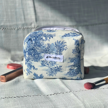 Trousse de toilette - Toile de Jouy ⚜️