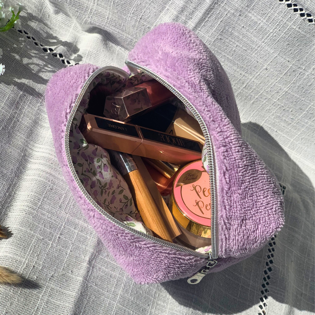 Trousse de toilette  - Eponge douce ☁️ Lilas